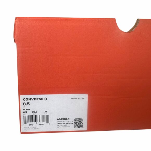 ❤️Converse Chuck 70 De Luxe Wedge Hi Sz 8.5 Womens Shoes Purple Sneakers A07584C - Picture 9 of 12